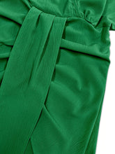 Load image into Gallery viewer, Ruched Surplice Half Sleeve Mini Dress