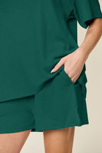 Load image into Gallery viewer, Double Take Full Size Round Neck Short Sleeve T-Shirt and Shorts Set