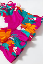 Load image into Gallery viewer, Ruffled Printed Cap Sleeve Mini Dress