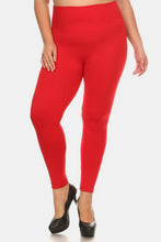 Load image into Gallery viewer, Yelete Full Size Seamless High Waist Fleece Leggings