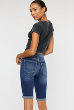 Load image into Gallery viewer, Kancan Full Size Cat's Whiskers Button Fly Denim Shorts