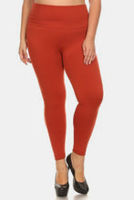Load image into Gallery viewer, Yelete Full Size Seamless High Waist Fleece Leggings