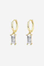 Load image into Gallery viewer, Retro 925 Sterling Silver Cubic Zirconia Drop Earrings