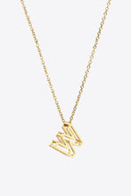 Load image into Gallery viewer, U to Z Letter Pendant Nekclace