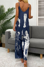 Load image into Gallery viewer, Tie-Dye Spaghetti Strap Jumpsuit with Pockets