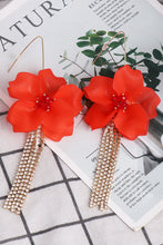 Load image into Gallery viewer, Flower Shape Acrylic Dangle Earrigs