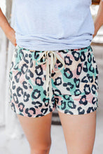 Load image into Gallery viewer, Print Elastic Waist Drawstring Shorts With Pocket