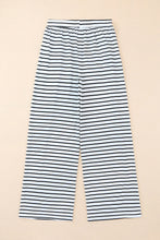 Load image into Gallery viewer, Striped Drawstring Waist Wide Leg Pants