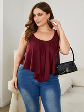 Load image into Gallery viewer, Plus Size Double-Strap Scoop Neck Cami
