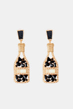 Load image into Gallery viewer, Wine Shape Zinc Alloy Acrylic Dangle Earrings