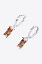 Load image into Gallery viewer, Retro 925 Sterling Silver Cubic Zirconia Drop Earrings