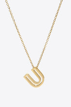 Load image into Gallery viewer, U to Z Letter Pendant Nekclace