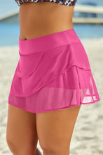 Load image into Gallery viewer, Full Size Layered Swim Skirt