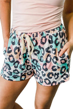 Load image into Gallery viewer, Print Elastic Waist Drawstring Shorts With Pocket