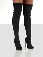 Load image into Gallery viewer, Point Toe Over Knee Stiletto Boots
