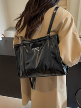 Load image into Gallery viewer, PU Leather Bow Shoulder Bag
