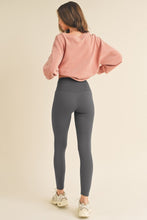 Load image into Gallery viewer, Yelete Full Size Fleece Lined High Waisted Leggings
