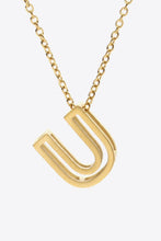 Load image into Gallery viewer, U to Z Letter Pendant Nekclace
