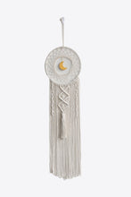 Load image into Gallery viewer, Bohemian Hand-Woven Moon Macrame Wall Hanging
