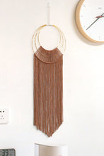 Load image into Gallery viewer, Hoop Fringe Macrame Wall Hanging
