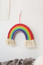 Load image into Gallery viewer, Rainbow Fringe Trim Wall Hanging Decor
