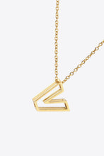 Load image into Gallery viewer, U to Z Letter Pendant Nekclace
