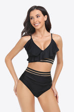 Load image into Gallery viewer, Ruffled Plunge Bikini Set
