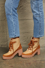 Load image into Gallery viewer, East Lion Corp Lace Up Lug Booties
