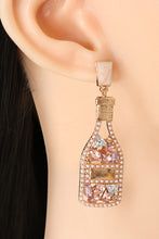 Load image into Gallery viewer, Wine Shape Zinc Alloy Acrylic Dangle Earrings
