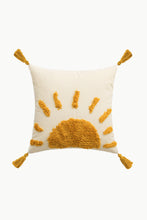 Load image into Gallery viewer, Sun Graphic Tassel Decorative Throw Pillow Case
