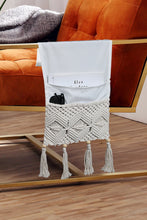 Load image into Gallery viewer, Macrame Sofa Armrest Magazine Holder
