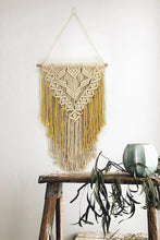 Load image into Gallery viewer, Contrast Fringe Macrame Wall Hanging
