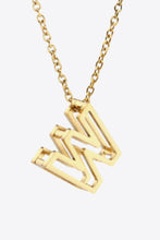 Load image into Gallery viewer, U to Z Letter Pendant Nekclace
