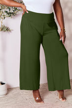 Load image into Gallery viewer, Double Take Full Size Smocked Wide Waistband Wide Leg Pants
