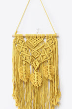 Load image into Gallery viewer, Fully Handmade Fringe Macrame Wall Hanging
