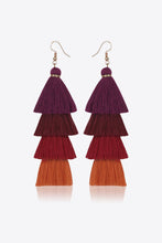 Load image into Gallery viewer, Layered Tassel Earrings
