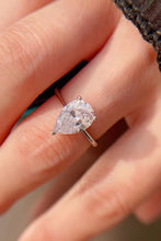 Load image into Gallery viewer, Classic Teardrop Moissanite Ring
