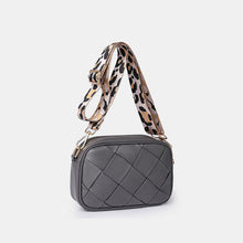 Load image into Gallery viewer, PU Leather Woven Crossbody Bag
