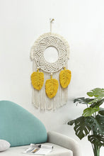 Load image into Gallery viewer, Hand-Woven Fringe Macrame Wall Hanging
