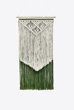 Load image into Gallery viewer, Contrast Fringe Handmade Macrame Wall Hanging
