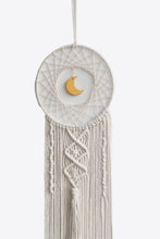 Load image into Gallery viewer, Bohemian Hand-Woven Moon Macrame Wall Hanging
