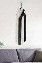 Load image into Gallery viewer, Contrast Macrame Hoop Wall Hanging
