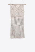 Load image into Gallery viewer, Macrame Storage Pocket Wall Hanging
