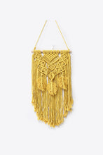 Load image into Gallery viewer, Fully Handmade Fringe Macrame Wall Hanging
