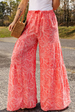 Load image into Gallery viewer, Floral Tiered Wide Leg Pants
