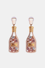 Load image into Gallery viewer, Wine Shape Zinc Alloy Acrylic Dangle Earrings
