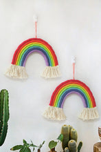 Load image into Gallery viewer, Rainbow Fringe Trim Wall Hanging Decor
