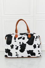 Load image into Gallery viewer, Animal Print Plush Weekender Bag
