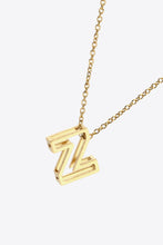 Load image into Gallery viewer, U to Z Letter Pendant Nekclace
