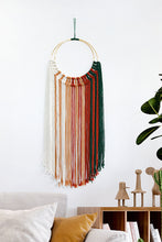 Load image into Gallery viewer, Hoop Fringe Macrame Wall Hanging
